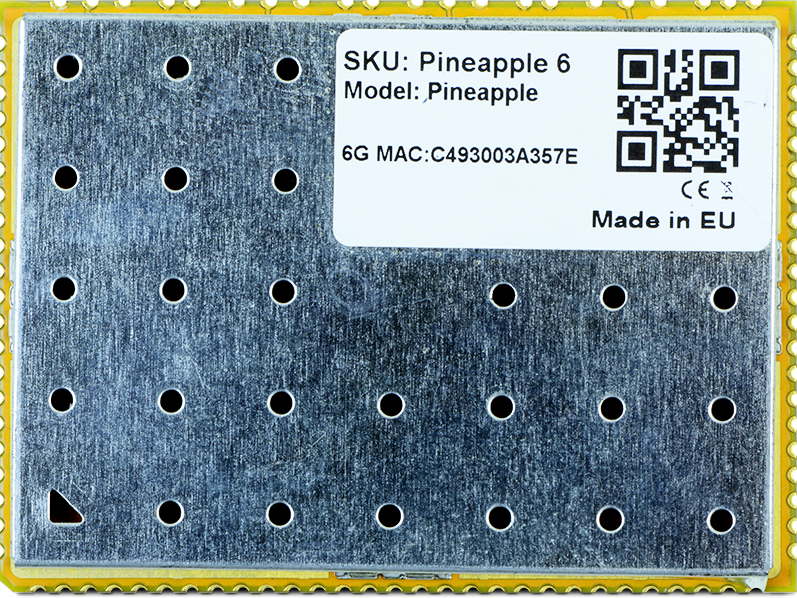 Pineapple 6 shield